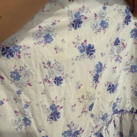 LoveShackFancy x Target Gemma Maxi Dress White Floral Puff Sleeve Size XS - Picture 9 of 9